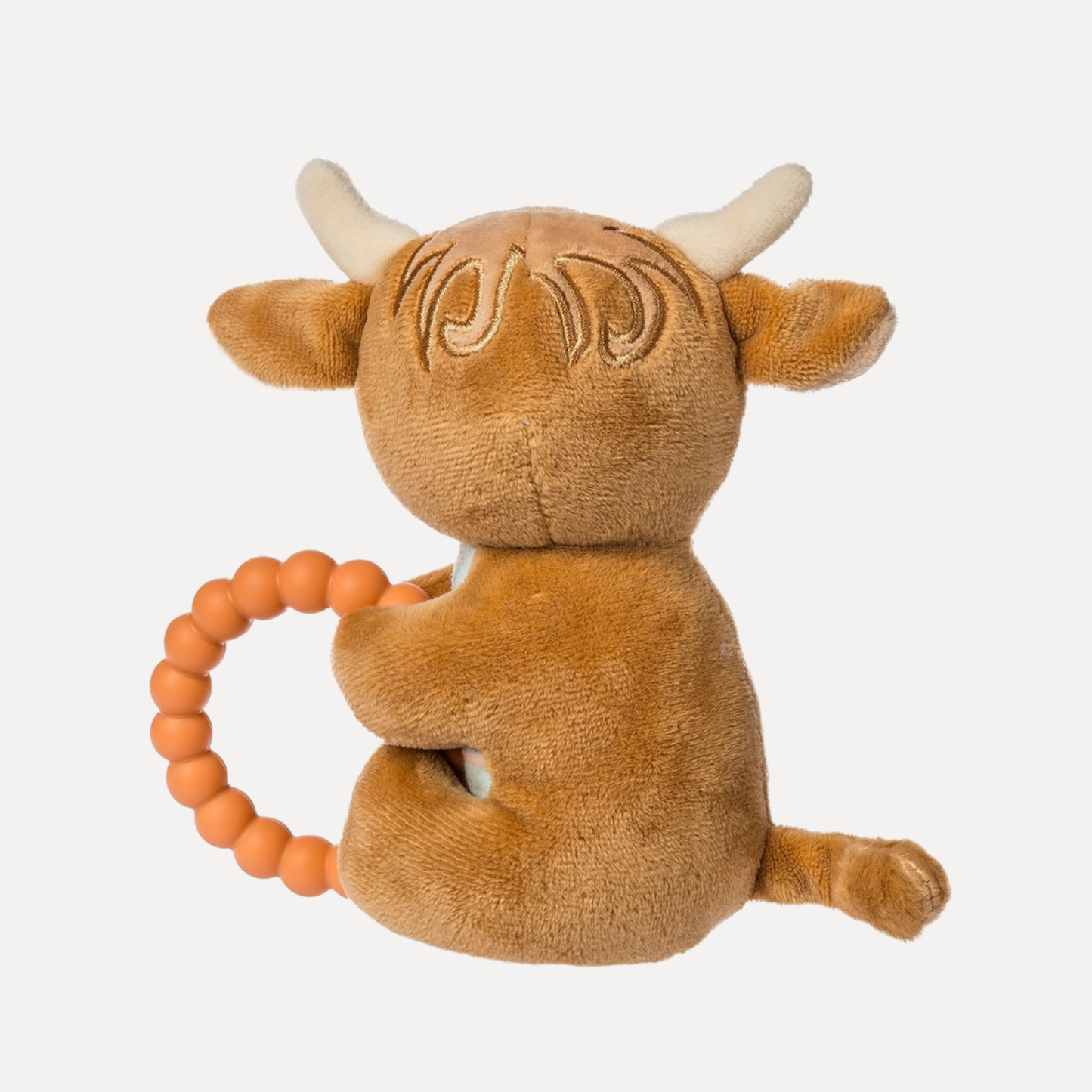 Hetty Highland Cow Teether Rattle – 6″