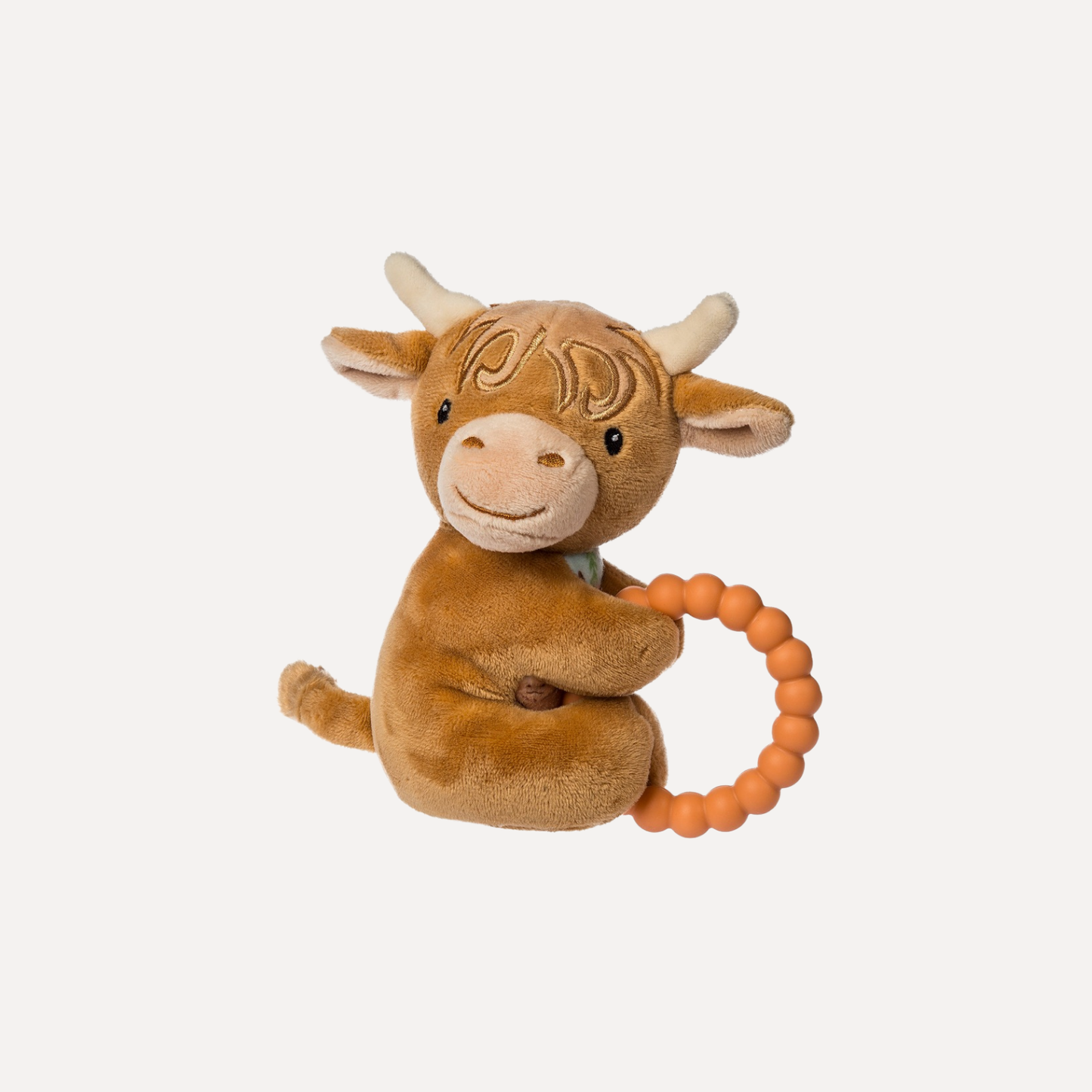 Hetty Highland Cow Teether Rattle – 6″