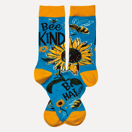 Bee Socks - Bee Kind Bee Happy