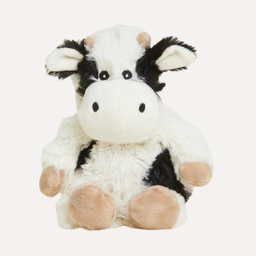 Black and White Cow Warmies Junior