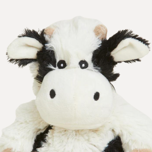 Black and White Cow Warmies Junior