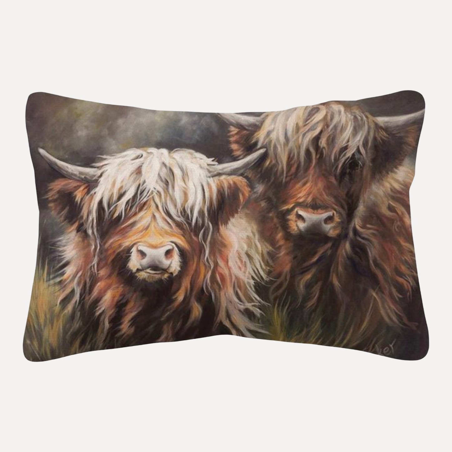 Highland Coo Pillow Cover
